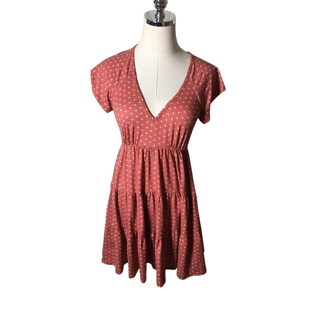 Urban Outfitters Julia Ruffle Mini Dress Size Small Cottagecore Babydoll Boho